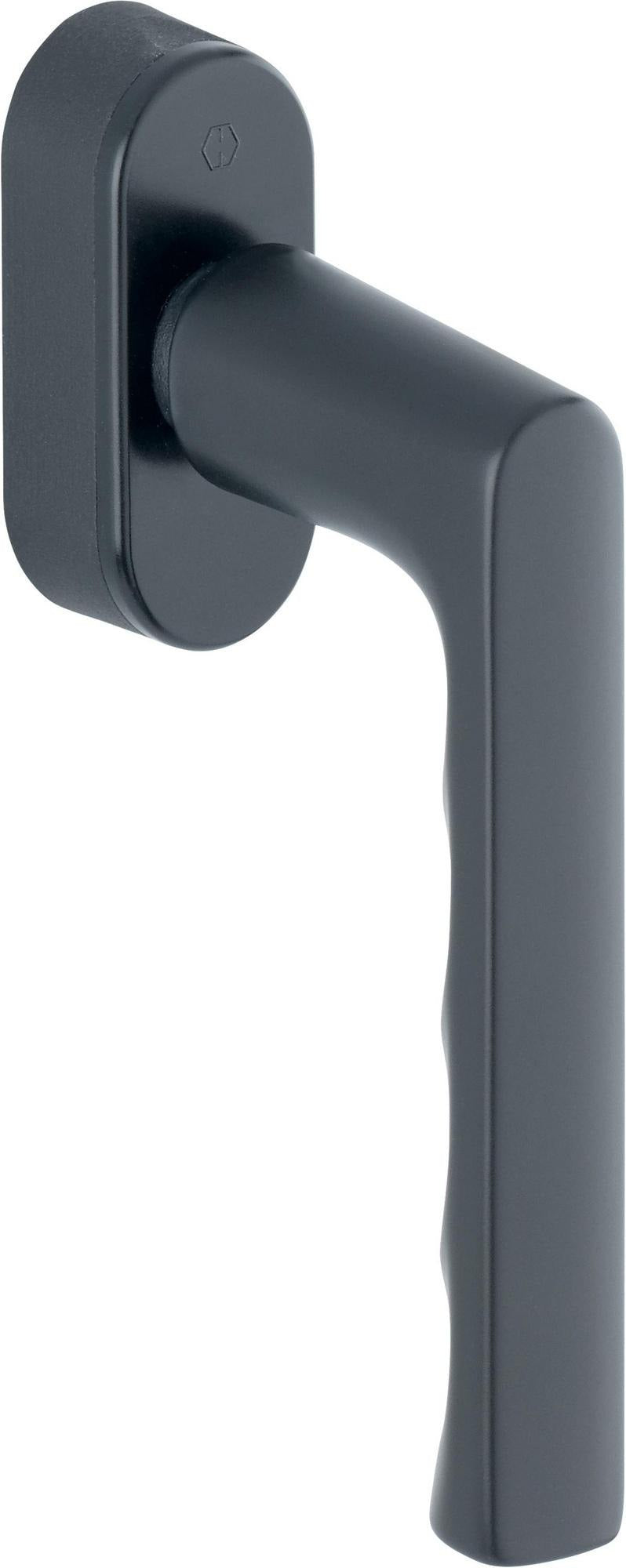 HOPPE Fenstergriff Hamburg 0700/UD9020 SecuForte® VarioFit® Alu F1 naturfarbig