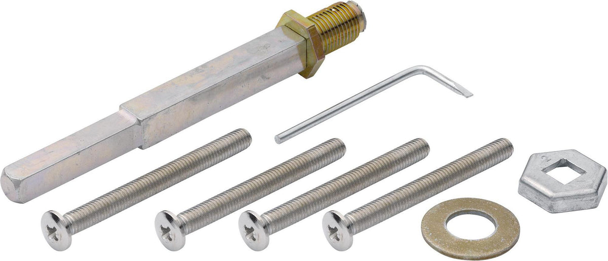 HOPPE Befestigungs-Set 10 mm Edelstahloptik für Schutzgarnituren 36-46 mm
