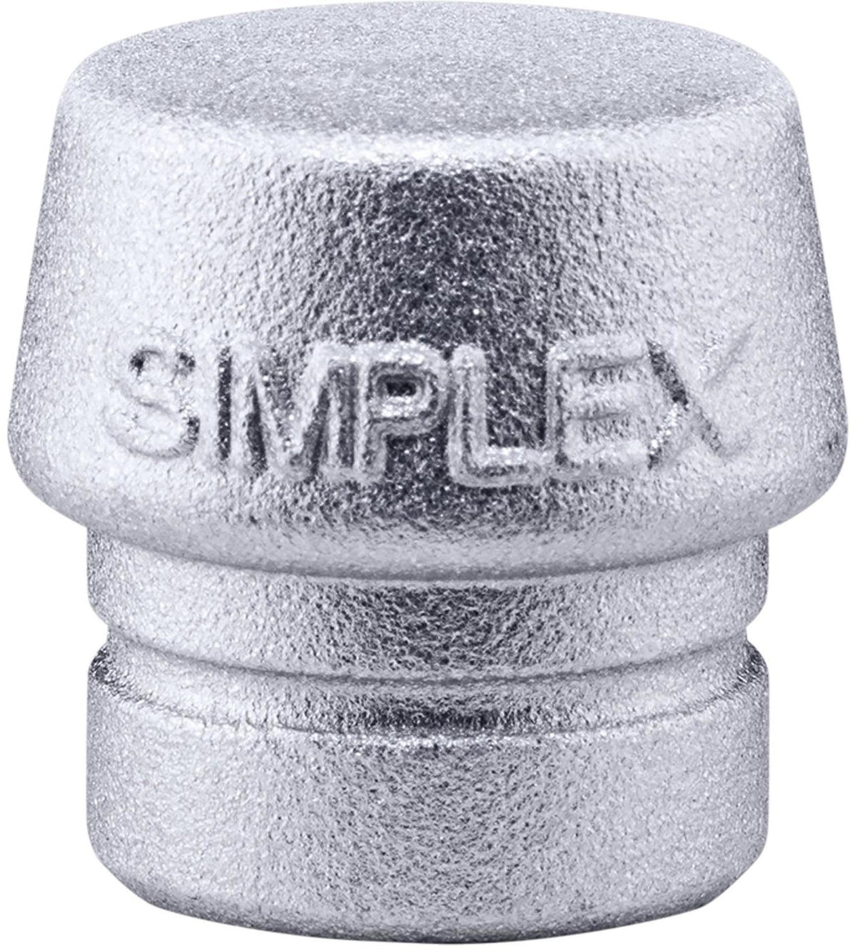 HALDER SIMPLEX Schonhammerkopf 40 mm Weichmetall silber hart – hitzeunempfindlich