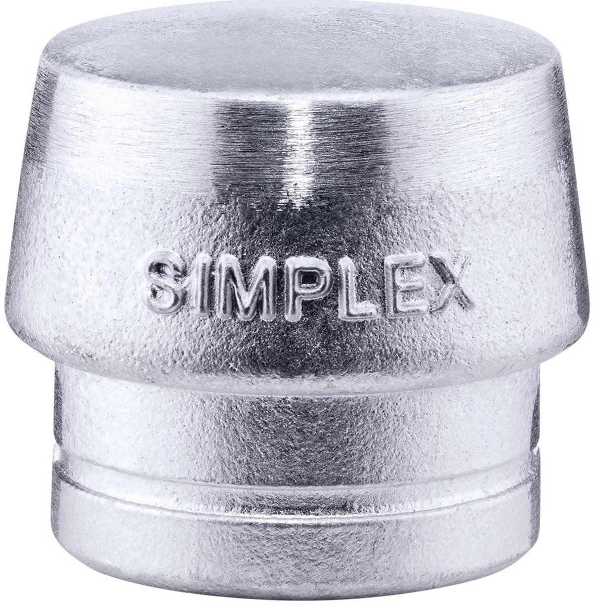 HALDER SIMPLEX Schonhammerkopf 40 mm Weichmetall silber hart – hitzeunempfindlich