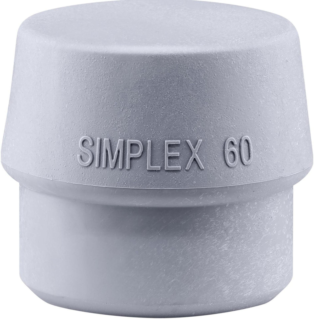 SIMPLEX Schonhammerkopf TPE-mid grau mittelhart 30 mm von HALDER – abriebfrei & lose