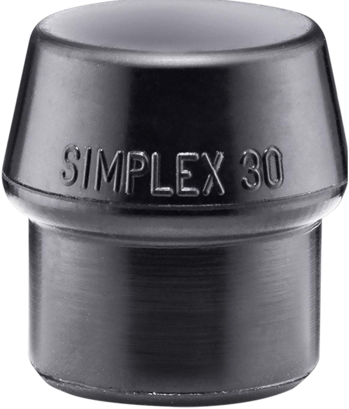 HALDER SIMPLEX Schonhammerkopf Gummi schwarz mittelhart Ø 30 mm