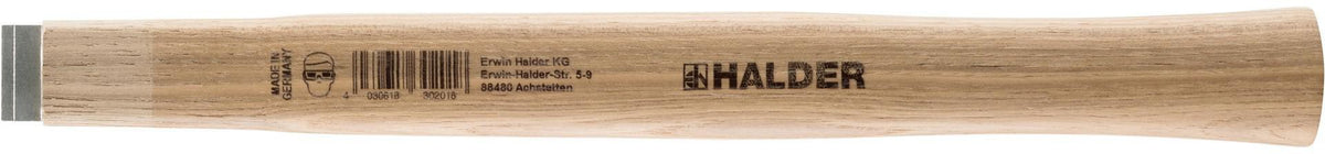 HALDER Schonhammerstiel Hickory 300 mm für Kopf-Ø 30 + 35 mm – Ergonomisch & Stabil