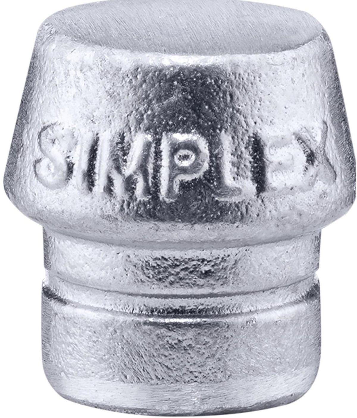HALDER SIMPLEX Schonhammerkopf 40 mm Weichmetall silber hart – hitzeunempfindlich