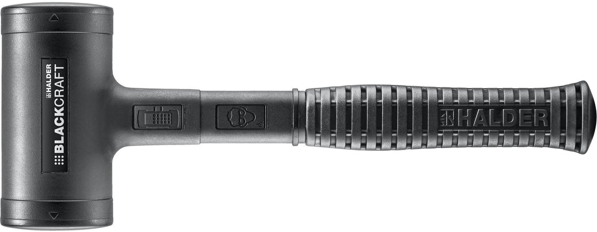 Schonhammer BLACKCRAFT von HALDER, Stahlrohr, rückschlagfrei, 300 mm, Kopf-Ø 40 mm