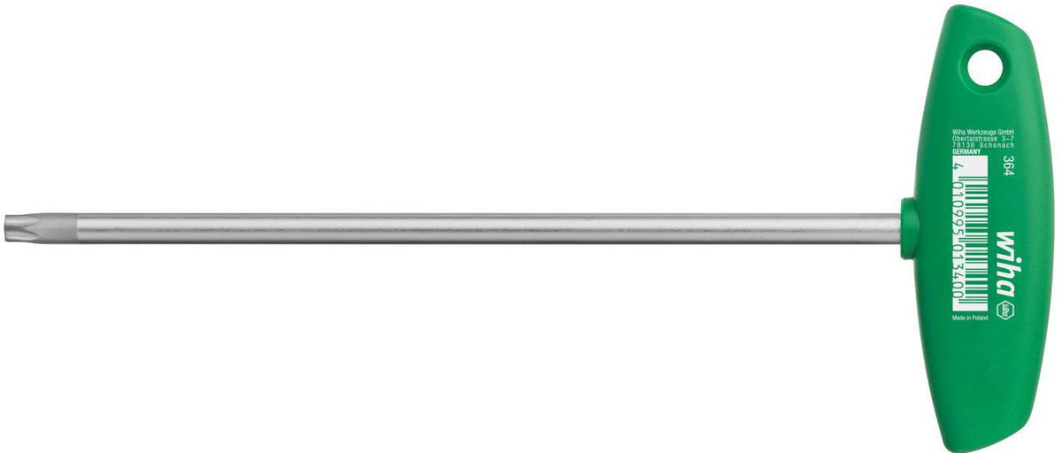 Wiha Schraubendreher mit Quergriff 364 T 9x100 mm für TORX-Schrauben