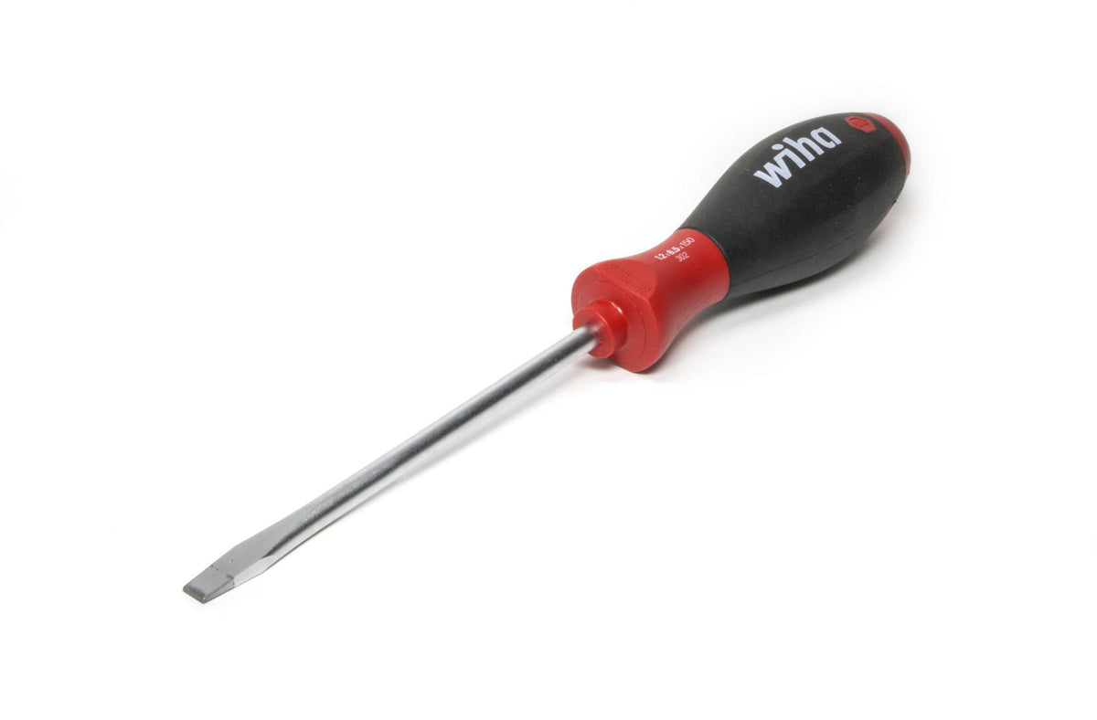 Wiha Schraubendreher 302 SoftFinish® Schlitz 2,5 mm Klinge 75 mm ChromTop®-Spitze