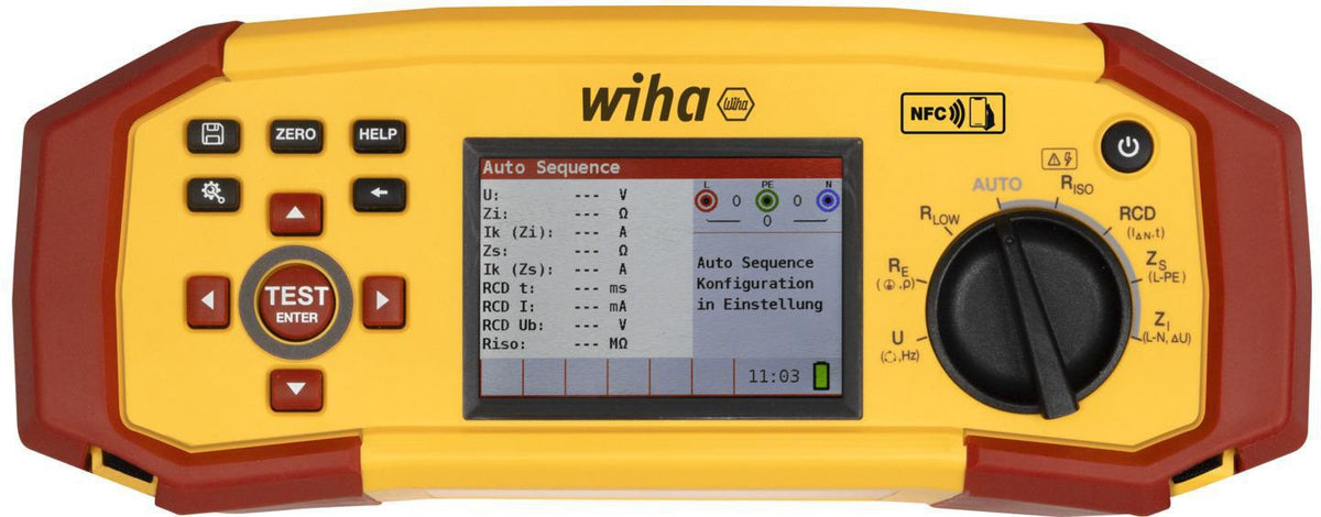 Wiha Installationstester-Set MFT one L-Case EU für Prüfungen nach DIN VDE 0100-600 und DIN VDE 0105-100
