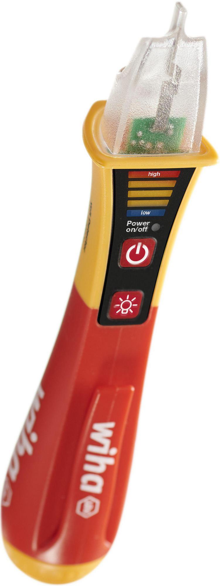 WIHA Spannungsprüfer SB 255-13 12-1000 V AC einpolig mit LED-Taschenlampe