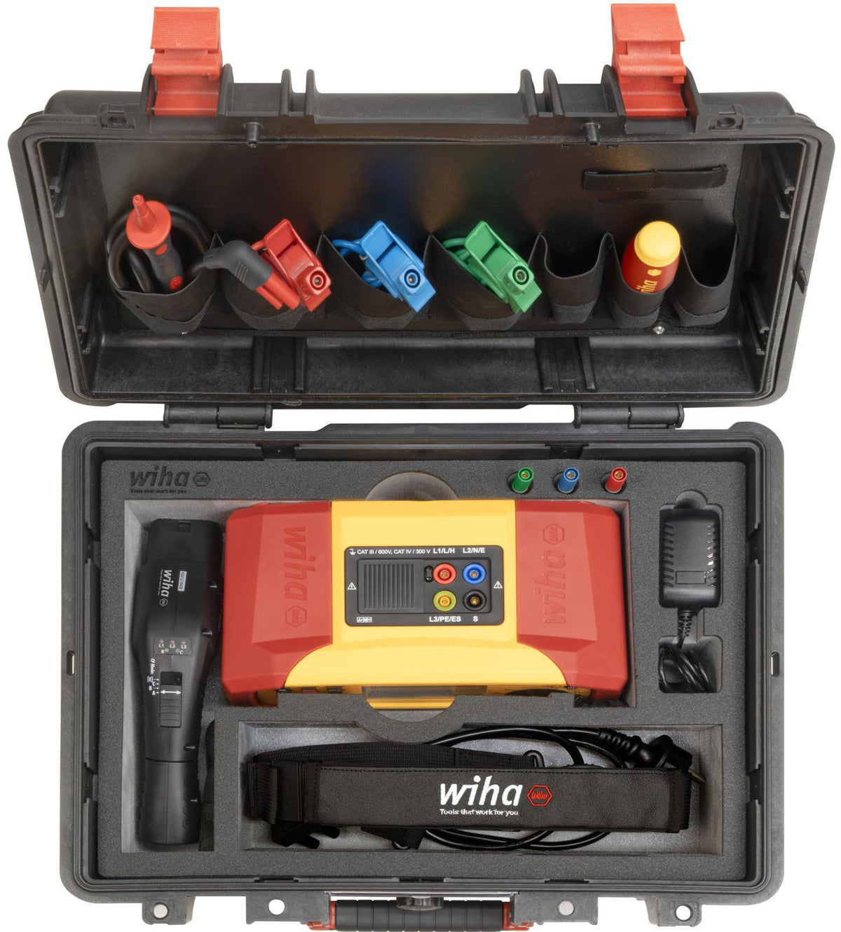 Wiha Installationstester-Set MFT one L-Case EU für Prüfungen nach DIN VDE 0100-600 und DIN VDE 0105-100