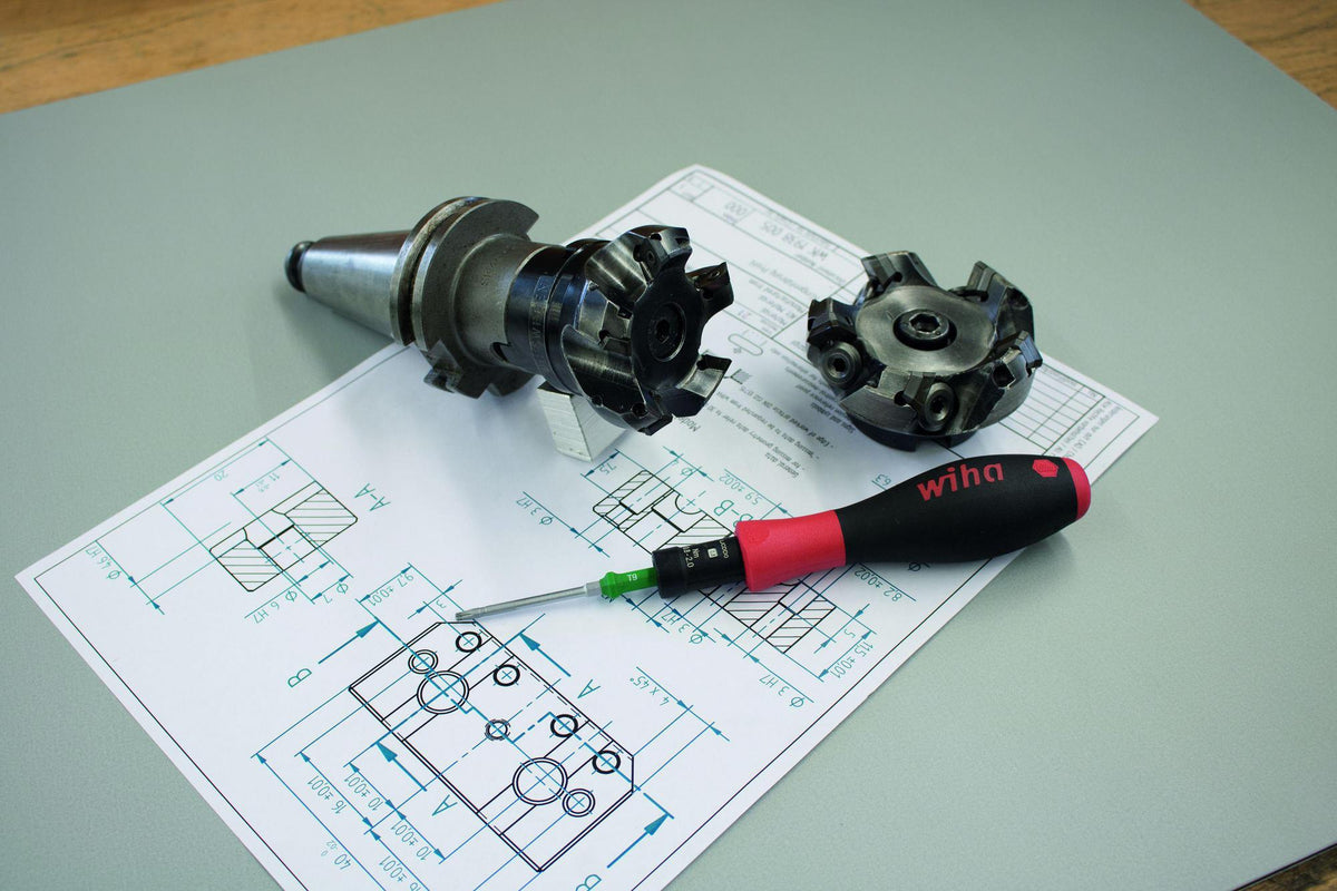 WIHA Drehmomentgriff 0,4-1,0 Nm einstellbar mit Skala und Klicksignal