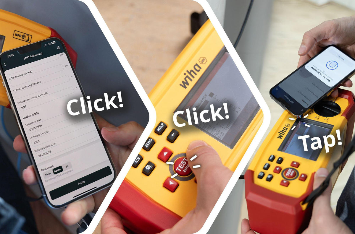 WIHA Installationstester-Set MFT one Bag EU für Prüfung ortsfester Anlagen