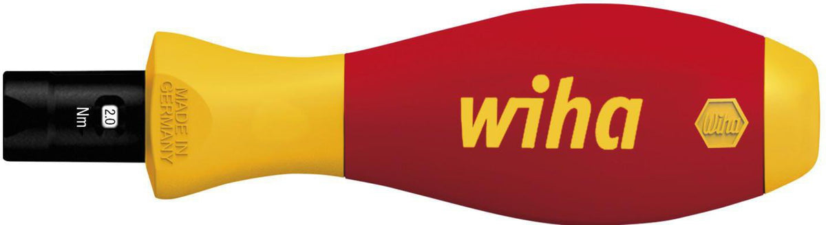 Wiha Drehmomentgriff VDE TorqueVario®-S 0,5-2 Nm, isoliert, 131 mm