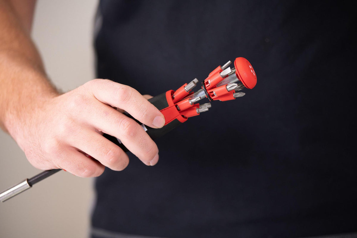 Wiha Magazinbithalter LiftUp 13-teilig Schlitz/PH/PZD/TORX® mit SoftFinish®-Griff