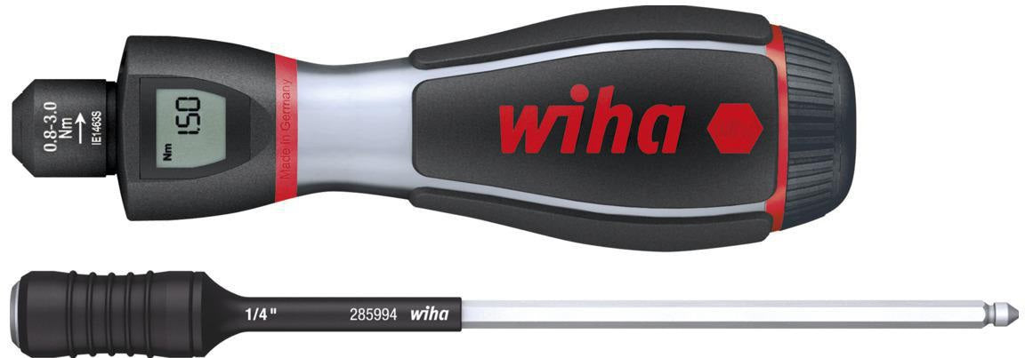 WIHA Drehmomentschraubendreher 2835 1-5 Nm mit Digitaldisplay und Click-Control