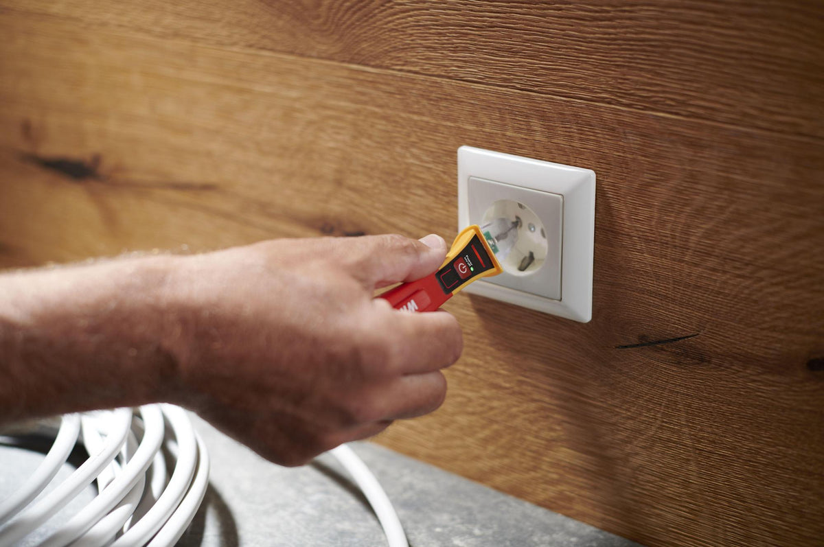 WIHA Spannungsprüfer SB 255-13 12-1000 V AC einpolig mit LED-Taschenlampe