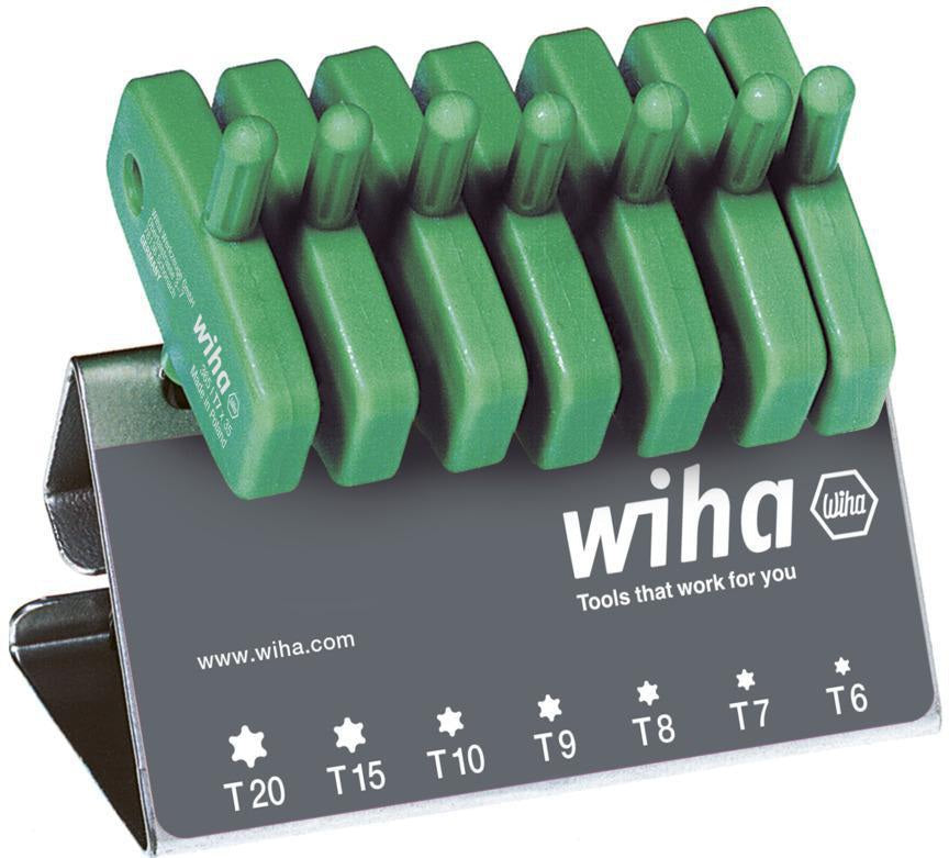 Wiha Schraubendrehersatz 365 VB T6-T20 mit Schlüsselgriff, 7-teilig, für Innen-TORX®-Schrauben