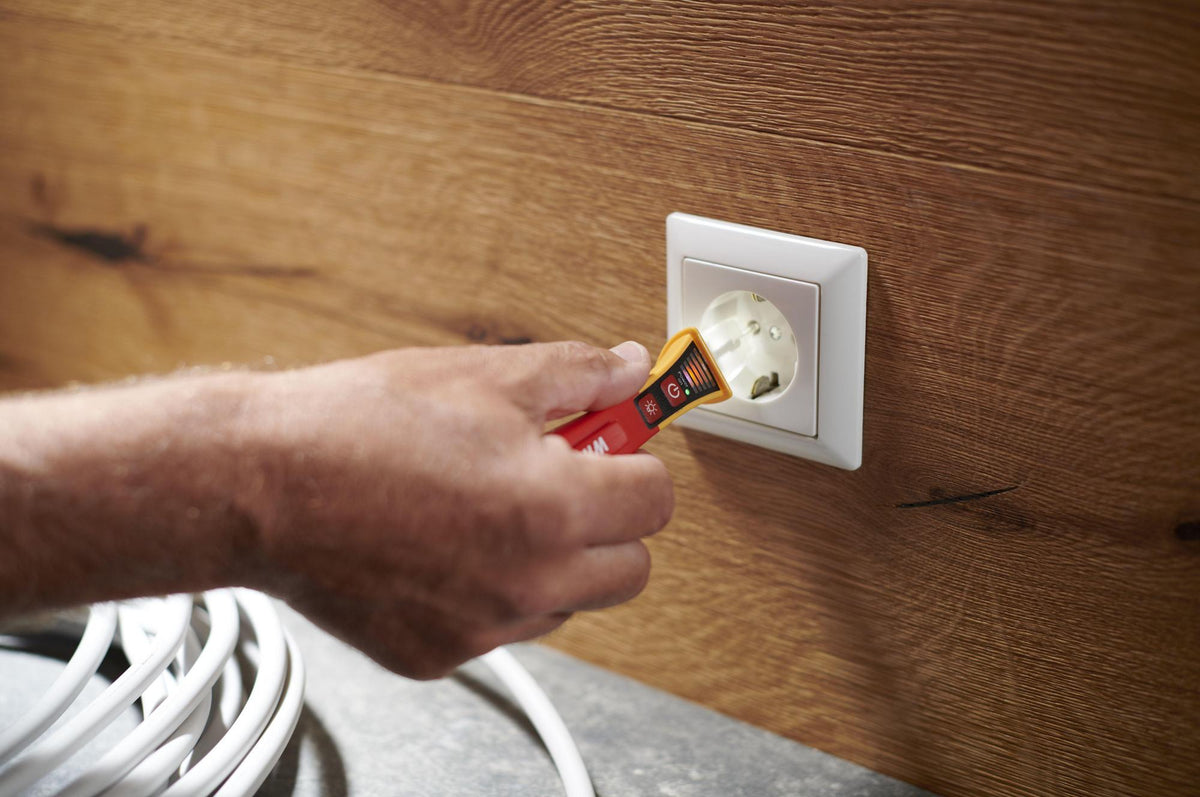 WIHA Spannungsprüfer SB 255-13 12-1000 V AC einpolig mit LED-Taschenlampe