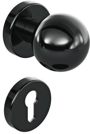 HEWI Wechselgarnitur 111R03.233 U-Form PZ DIN L/R Rosette Rubinrot
