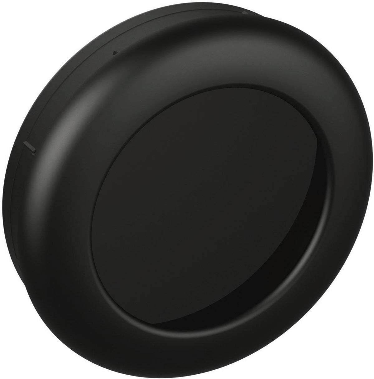 HEWI Schiebetürmuschel 538.60MLB Polyamid tiefschwarz matt für Holztüren ab 22 mm