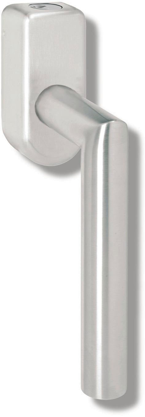 HEWI Fenstergriff 162XAFG.2 30mm – Edelstahl matt, abschließbar, für Kippen vor Drehen