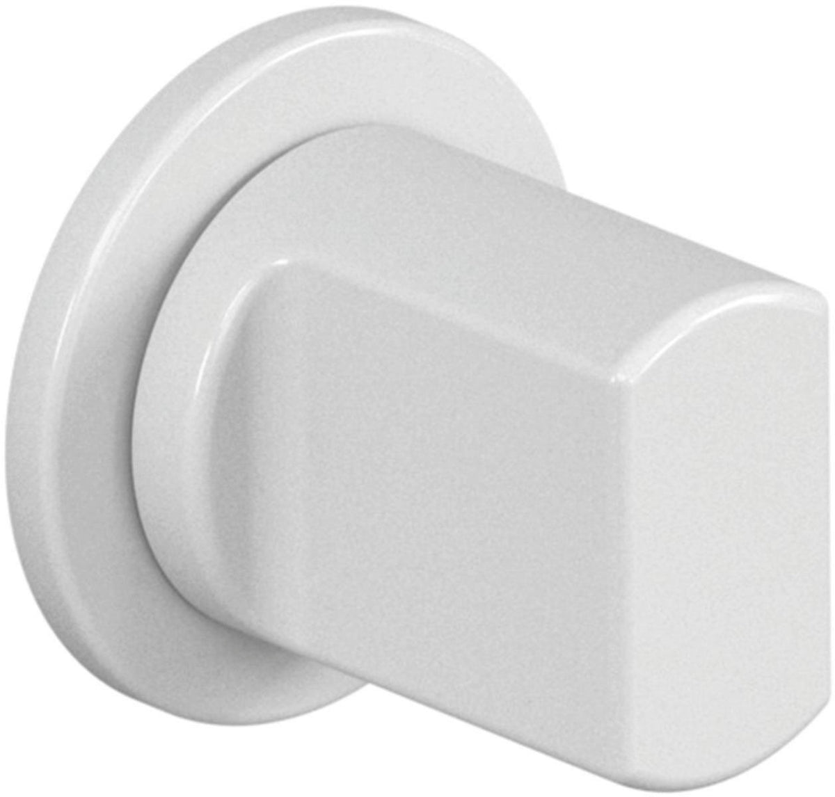 HEWI Schlüsselrosetten-Paar 306PCM 90 oval selbstklebend tiefschwarz