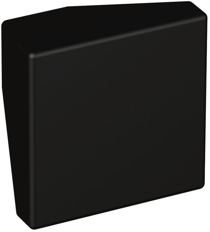 HEWI Möbelknopf 547.32.1 tiefschwarz – Ø 32 mm, Ausladung 30 mm, Polyamid