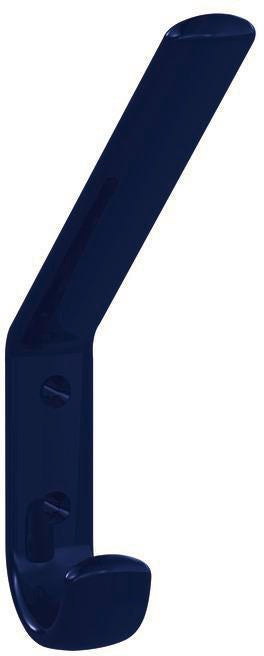 HEWI Garderobenhaken 477.90.070 mit abgewinkeltem Huthaken, rubinrot, 163 mm hoch