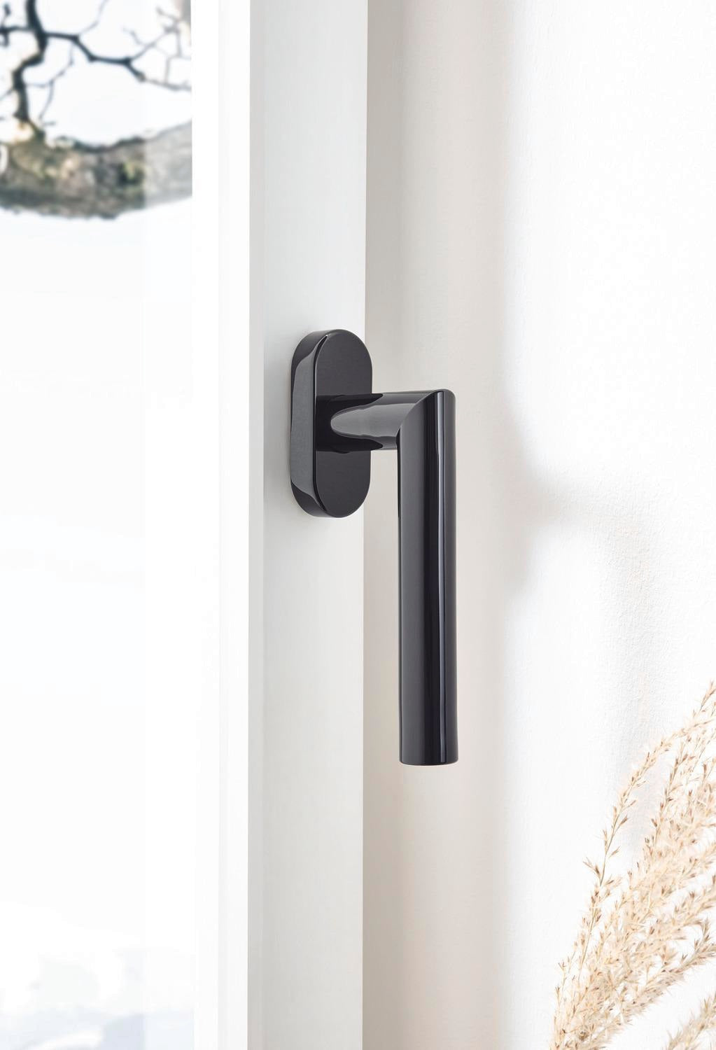 HEWI Fenstergriff abschließbar 162PCFGA.2 – reinweiß, 30 mm, mit 90°-Rastung