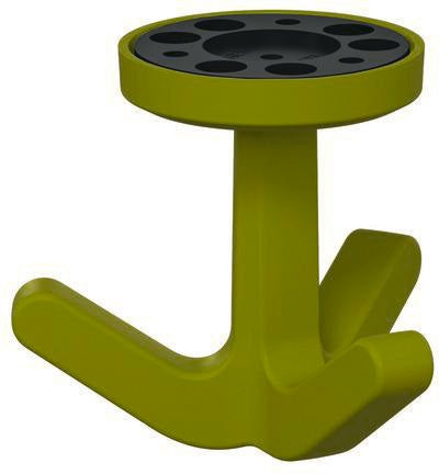 HEWI Dreifachhaken Serie 477 matt elastisch senfgelb H 69 mm – Kunststoff TPU
