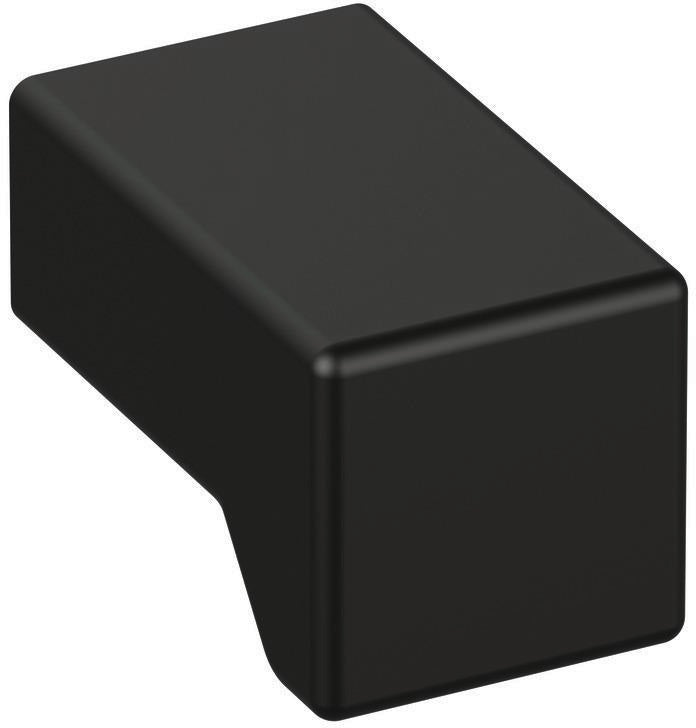 HEWI Möbelknopf 547.15 tiefschwarz – Polyamid, Ø 15 mm, 25 mm Ausladung