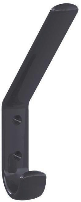 HEWI Garderobenhaken 477.90.070 mit abgewinkeltem Huthaken, rubinrot, 163 mm hoch