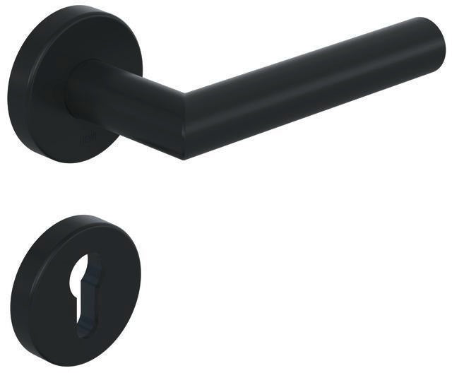 HEWI Rosettenhalbgarnitur 162PBR22.230 PA 90m matt – Schutzrosette, PZ, 8 mm Vierkant