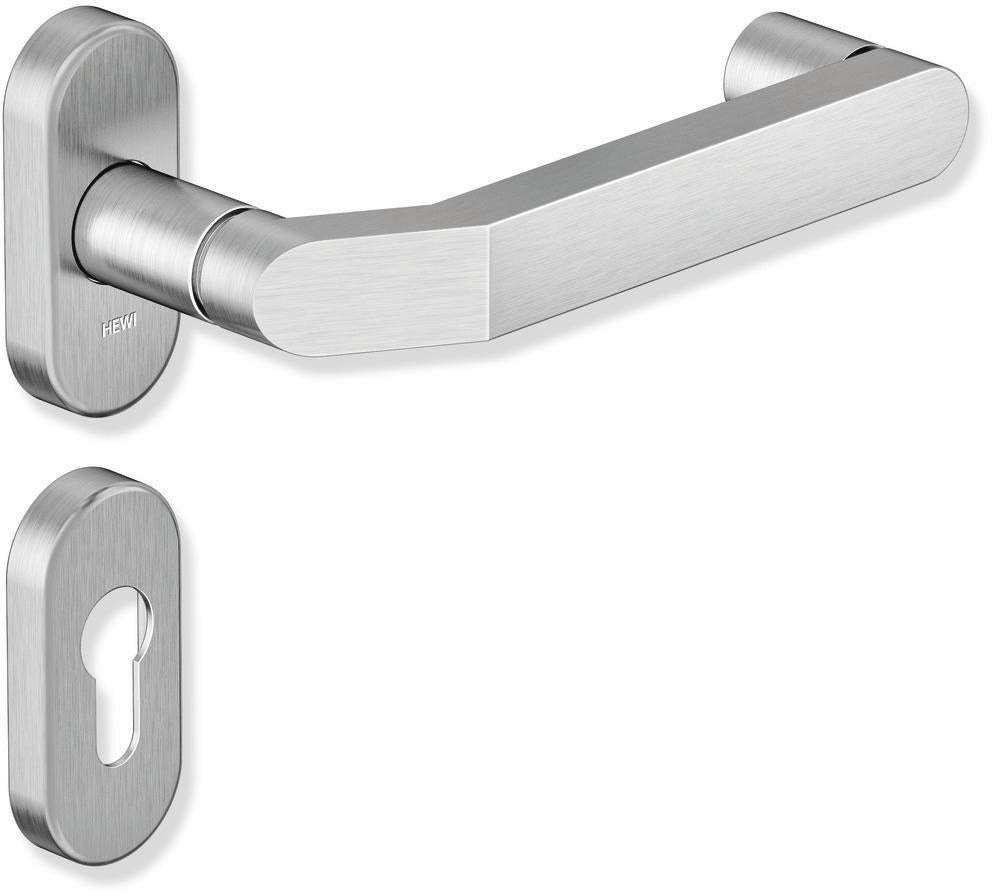 HEWI Rosettengarnitur 270XAH01.130 Edelstahl PZ DIN L/R für Zimmertüren