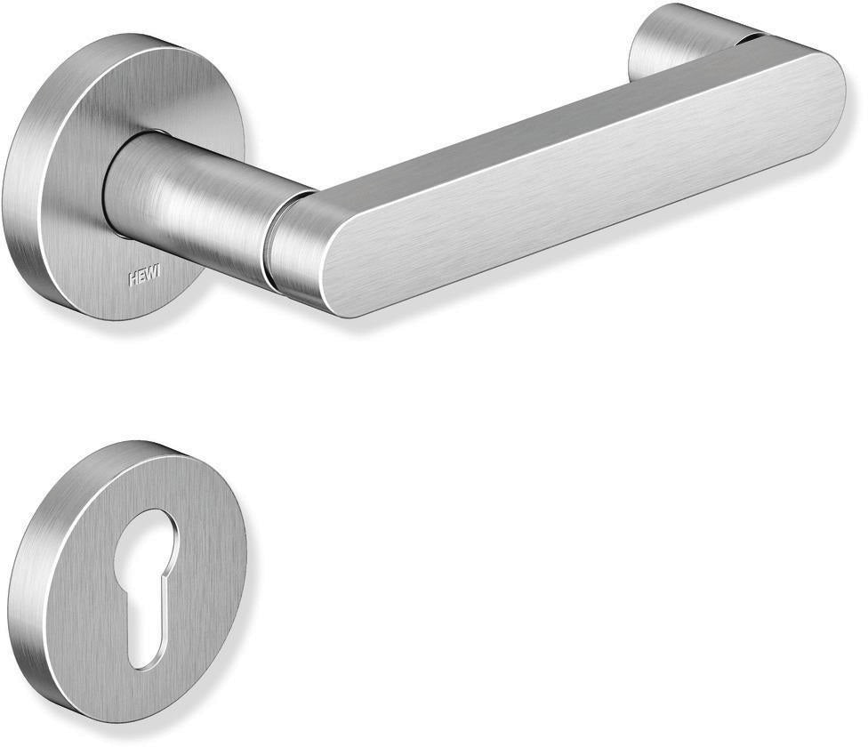 HEWI Rosettengarnitur 270XAH01.130 Edelstahl PZ DIN L/R für Zimmertüren