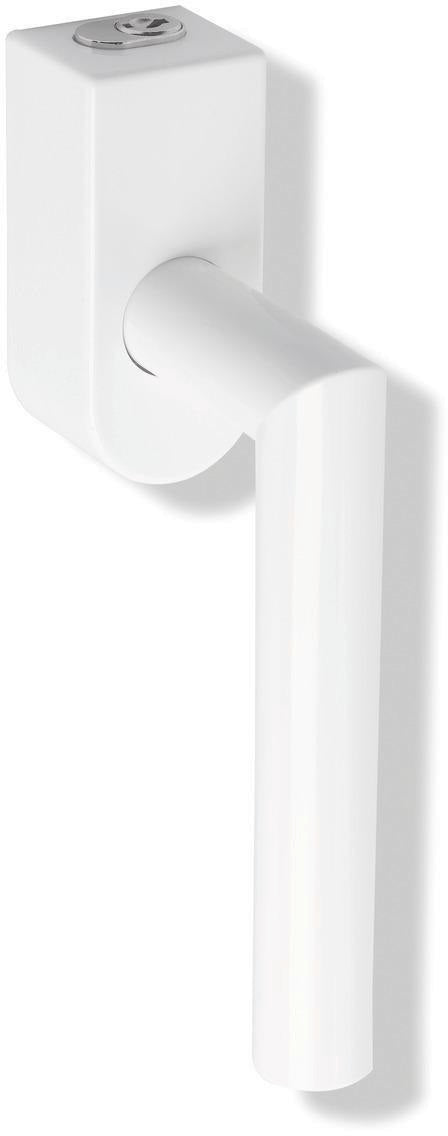 HEWI Fenstergriff abschließbar 162PCFGA.2 – reinweiß, 30 mm, mit 90°-Rastung
