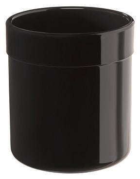 HEWI Polyamidbecher Serie 801 senfgelb – runder Zahnputzbecher, 80 mm, freistehend