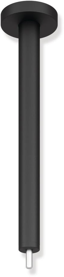 HEWI Deckenabhängung System 900, 1500 mm, schwarz tiefmatt – rostfreier Stahl, kürzbar