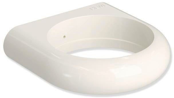 HEWI Halter Serie 801 senfgelb – Runder Zahnputzbecherhalter für Wandmontage