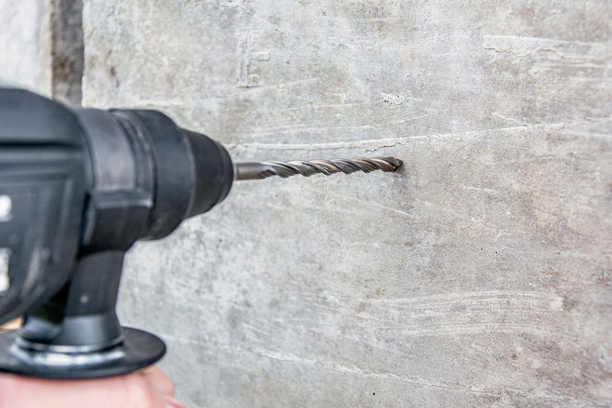 HELLER Hammerbohrer Trijet SDS-plus Ø5 mm, 3-Flügel-Turbinenschneide, für Beton & Stein
