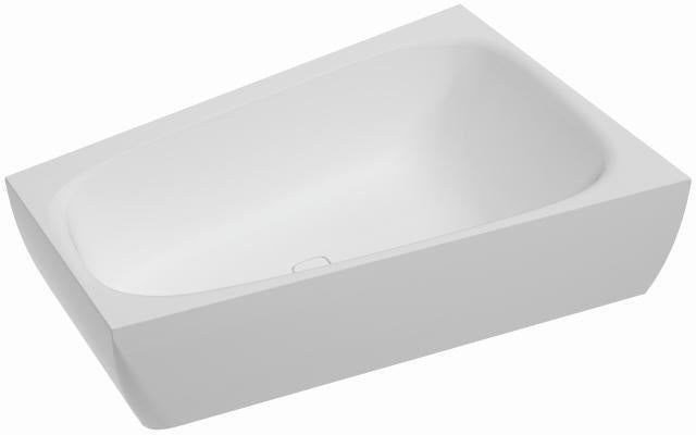 HOESCH iSensi Trapez-Badewanne 1500x1000 mm Monolith rechts mit Überlaufbefüllung Chrom