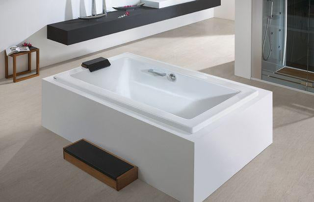 HOESCH Scelta Eckbadewanne 1900 x 800 mm Weiß – Acryl Einbauwanne mit 280 l Inhalt