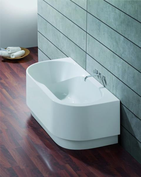 HOESCH SPECTRA Vorwand-Badewanne 1700x800 mm Weiß – Acryl, antibakteriell, ohne Schürze