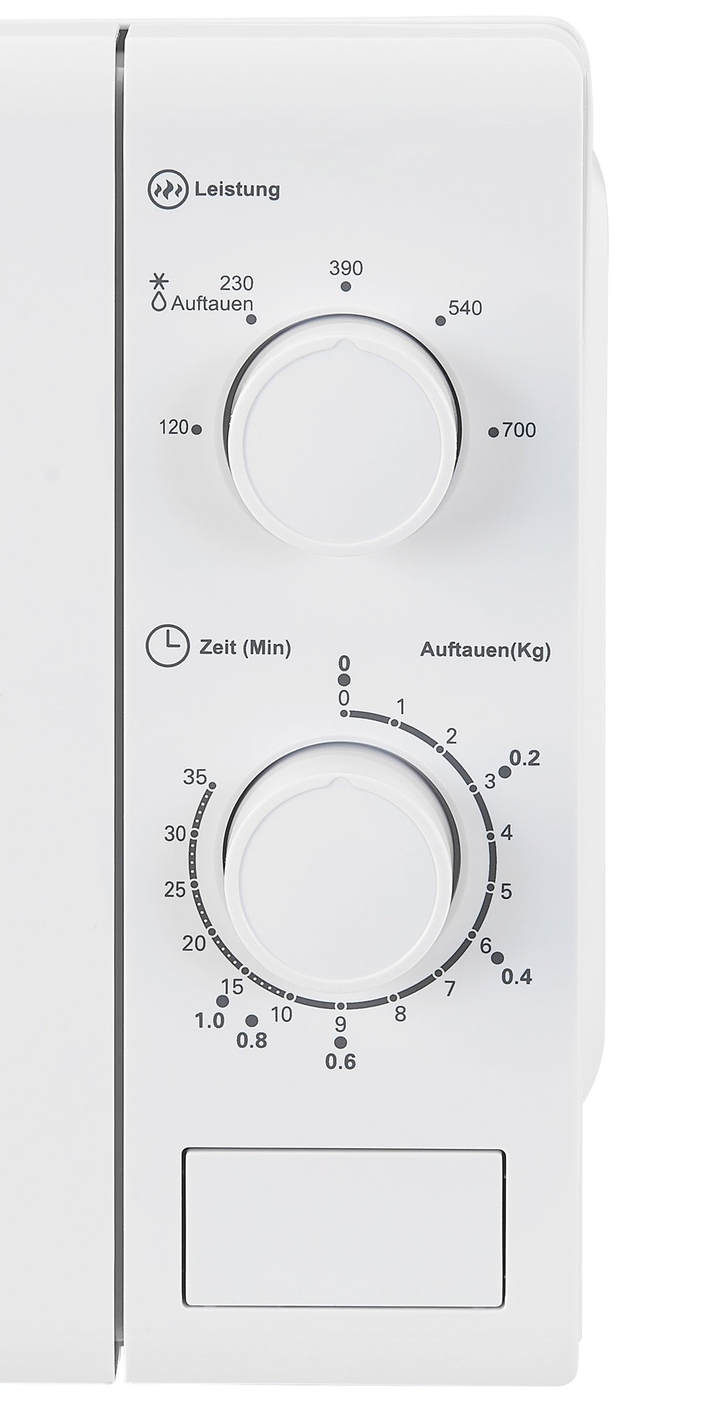 EXQUISIT Mikrowelle MW 900-030 700 W weiß 20 l freistehend mit 5 Stufen und Timer
