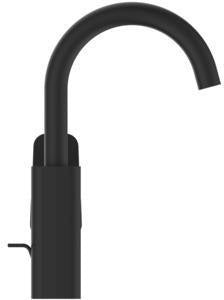 Ideal Standard Ceraplan Waschtischarmatur H200 mit Ablaufgarnitur, Ausladung 145 mm, Chrom