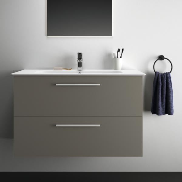 Ideal Standard i.life A Unterschrank 1000 mm Sandbeige matt – 2 Auszüge, Softclose, wandhängend