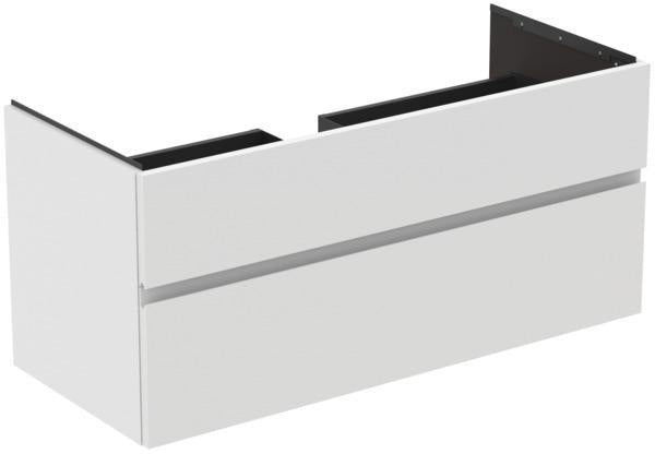 IDEAL STANDARD Finesse Waschtischunterschrank 1200 mm mit 2 Auszügen in Greige Matt – Wandhängend