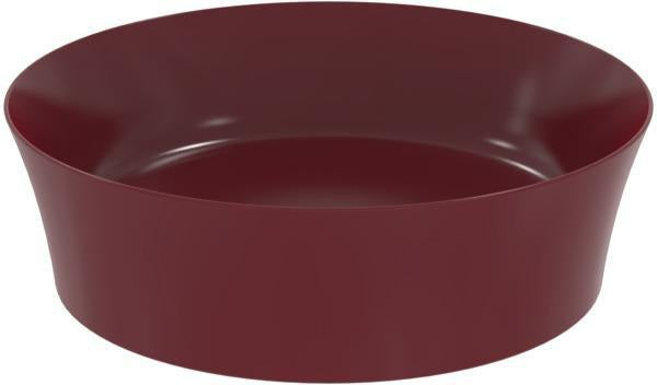 Ideal Standard Ipalyss Aufsatzwaschtisch 400x400mm Seidenweiß ohne Hahnloch ohne Überlauf