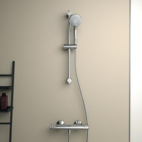 IDEAL STANDARD Ceratherm T25 Brausethermostat-Set mit Brausestange 600 mm Chrom