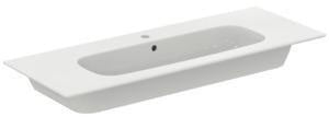 Ideal Standard i.life A Waschtischset 1240 mm mit Unterschrank und schwarzem Griff, Weiß Matt